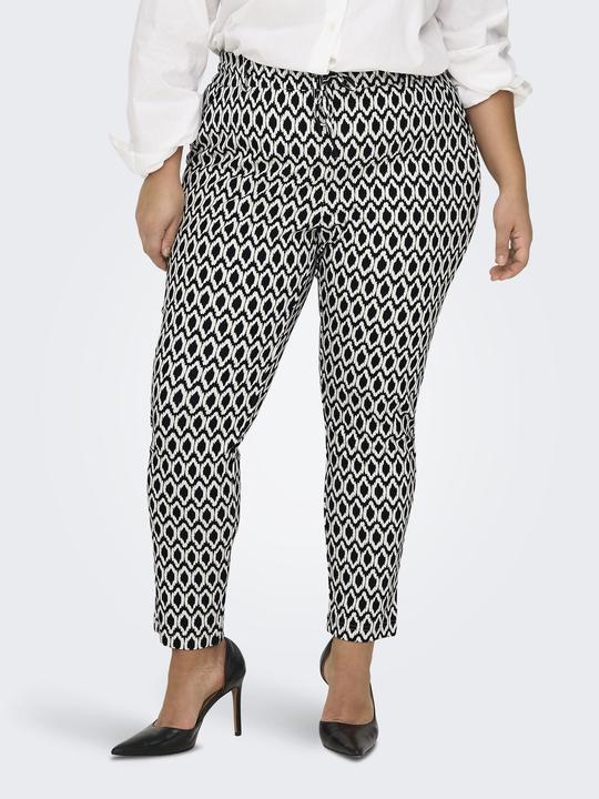 Actual product image Only Curvy patterned classic trousers (W42/L34)