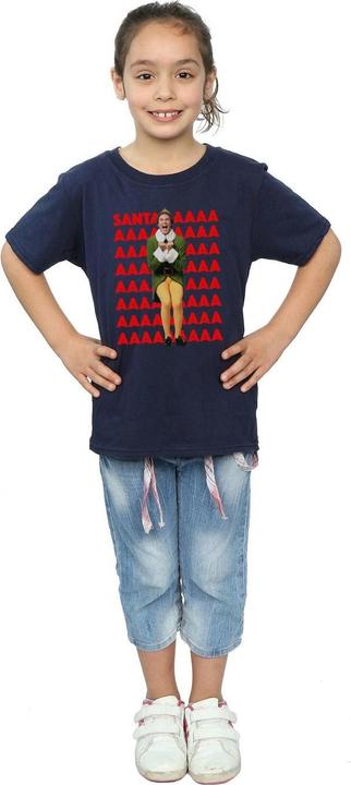 Immagine prodotto Elf Buddy Santa Scream Maglietta Ragazze (128)