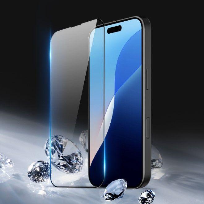 Actual product image Dux Ducis Armoured glass 10D (1 Piece, Apple iPhone 16 Pro)