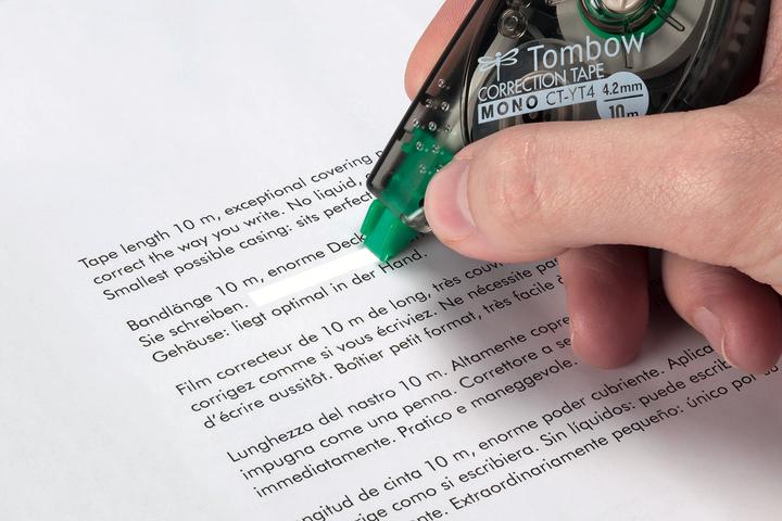 Actual product image Tombow MONO Original correction tape