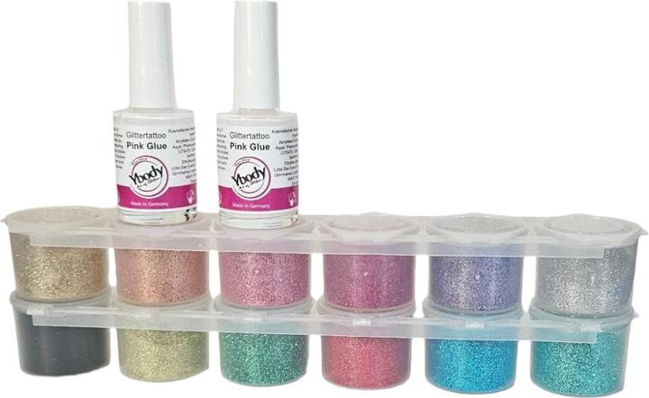 Immagine prodotto Ybody Set di mani libere con tatuaggi glitterati