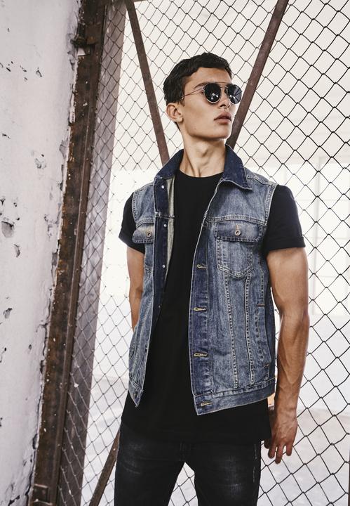 Actual product image Urban Classics Denim Vest (4XL)