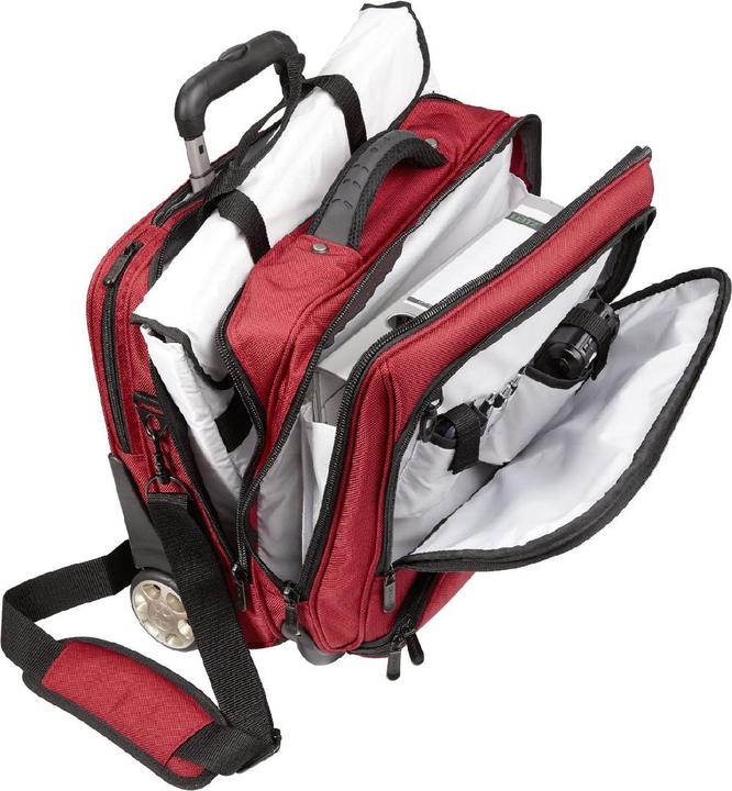 Produktbild Dermata Business Laptop Trolley Nylon 3456NY Rood (37 l, Handgepäck (bis 50l))