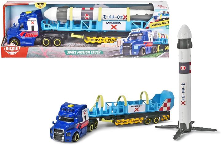 Actual product image Dickie Truck with rocket launch