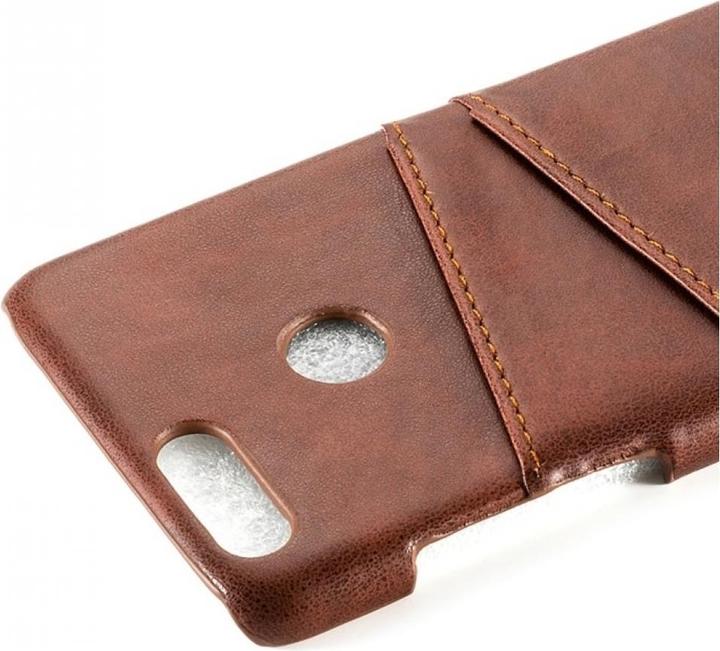 Actual product image Screenguard Honor View 20 CardCaddy Leather Backcase with Card Pockets (Honor View 20)