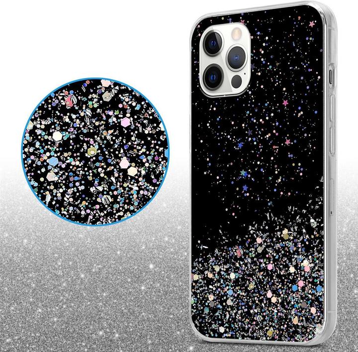 Produktbild Cadorabo TPU Cover funkelnder Glitter (Apple iPhone 12, Realme 12 Pro+)
