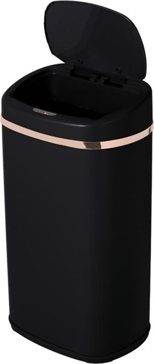 Immagine prodotto BerlingerHaus Cestino di design con sensore tattile, nero-rosa-oro, 58 L (58 l)