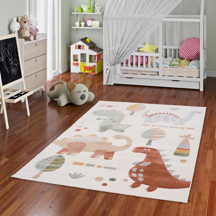 Actual product image Pergamon Children's rug Maui Kids Dinos (80 x 150 cm)