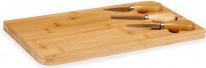 Image du produit Kinvara Set 4 pièces planche en bambou avec 3 ustensiles