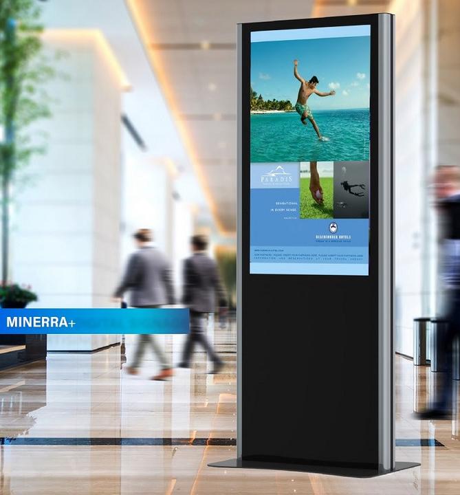 Immagine prodotto DSS Scatola per monitor da interno, Stele Portrait, 75", nero