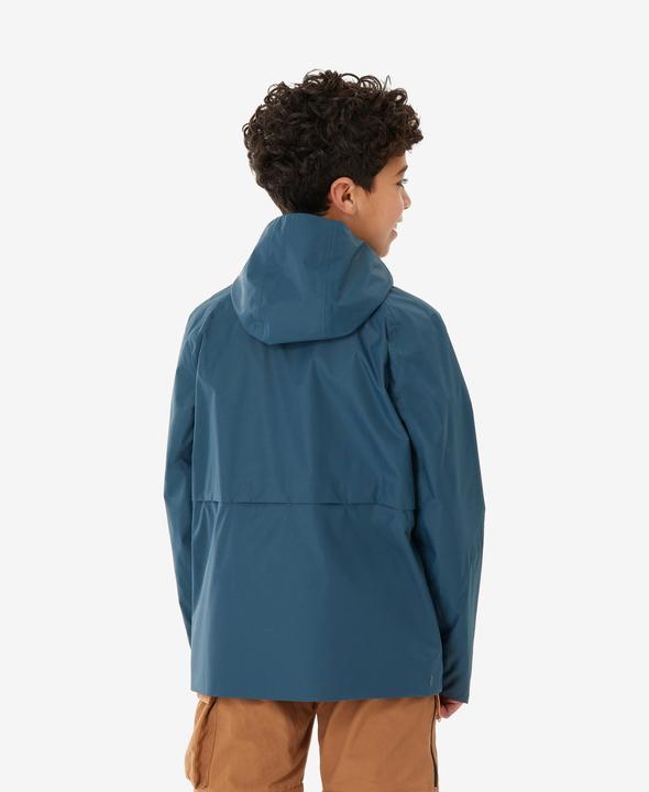 Produktbild Quechua Wanderjacke MH500 Kinder Gr. 122–170 wasserdicht Wandern blau (6, 7, 8)