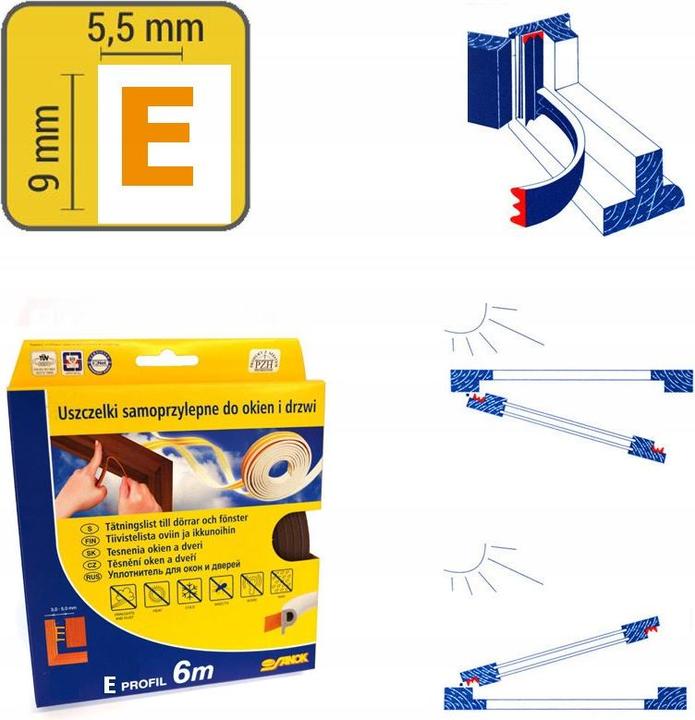 Image du produit Stomil Sanok USZCZELKA BRĄZOWA E-150mb (230 mm)