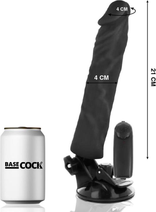 Produktbild Basecock Realistic Vibrator Remote Control Black 21cm