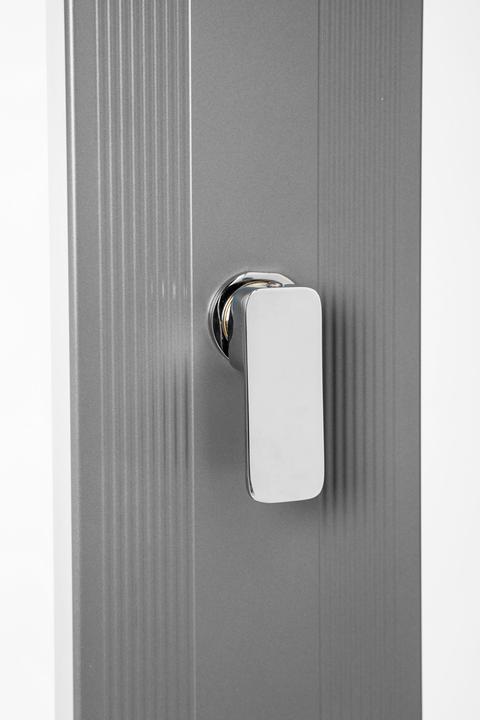 Produktbild Steinbach Vertriebsgmbh Solardusche Slim Line Deluxe, Alutank 24 l, 225 cm Höhe, silber, 0