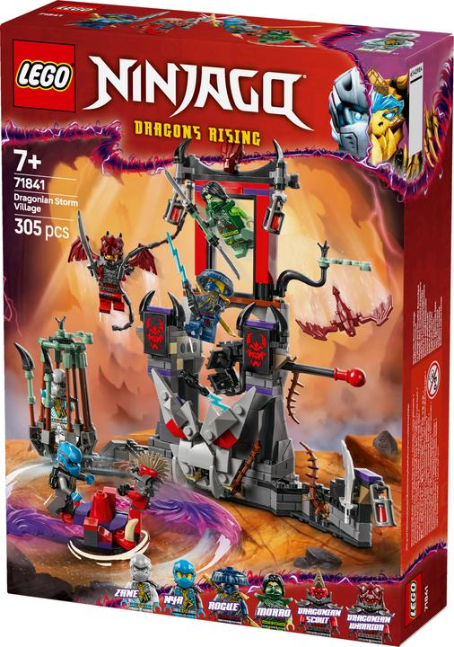 Actual product image LEGO Draconian storm village (71841, LEGO Ninjago)