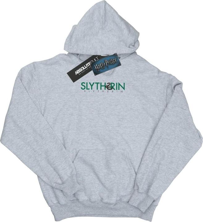 Actual product image Womens/Ladies Slytherin Text Hoodie (L)