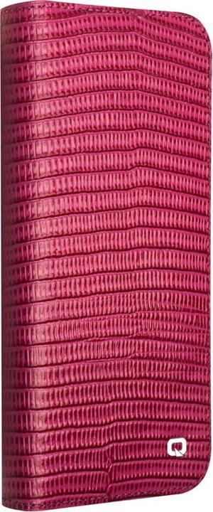 Image du produit QiAlino Fourre Flip Croco cuir véritable (Apple iPhone 16 Pro Max)