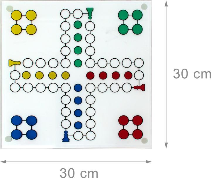 Actual product image Relaxdays Drinking Ludo Game