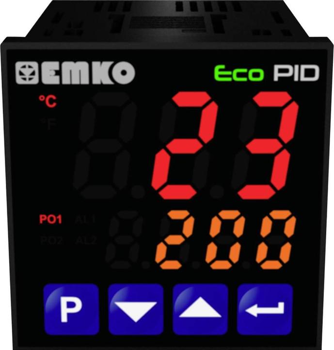 Immagine prodotto Emko ecoPID.4.5.1R.S.0 Regolatore di temperatura Pt100, J, K, R, S, T, L -199 a +999°C Relè 5 A, SSR (L