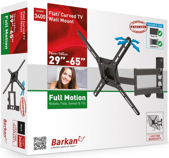 Produktbild Barkan Wh 3400 (Wand, 65", 49 kg)