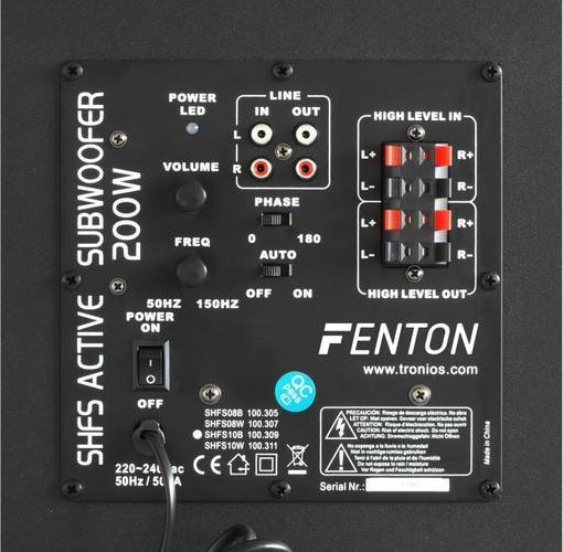 Actual product image Fenton SHFS08B (1 pcs., 200 W)