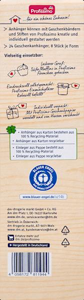 Valori nutrizionali e ingredienti dm Profissimo natura Etichetta regalo "3 forme (Nastro da regalo)