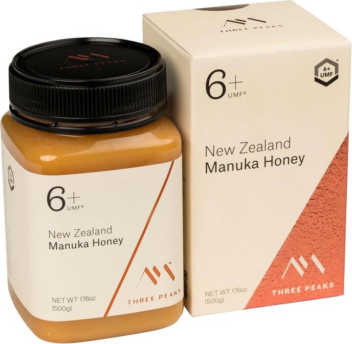 Actual product image Three Peaks Manuka Honig UMF 6+ (500 g)