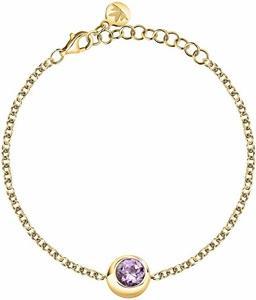 Morellato - Decent Gold Plated Amethyst Bracelet Semipreziose SAXN09