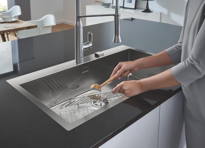 Produktbild Grohe K800 Edelstahlspüle (Einbauspüle, 49.50 cm, 83.10 cm)