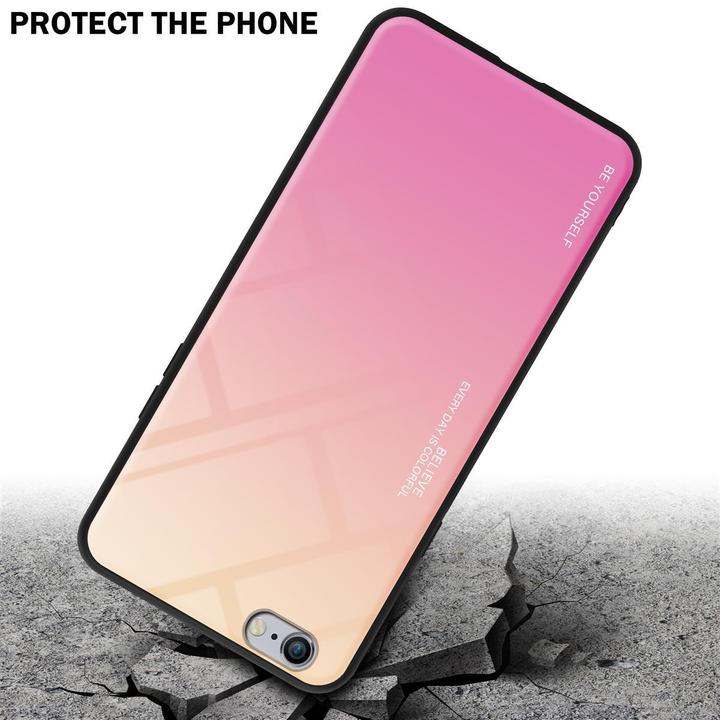 Produktbild Cadorabo TPU 2 Farben Glas Cover (Apple iPhone 6 Plus)