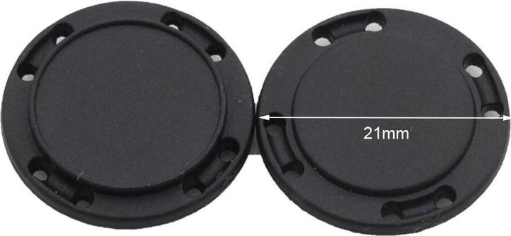 Produktbild JTI Magnetknopf - schwarz - 22 mm
