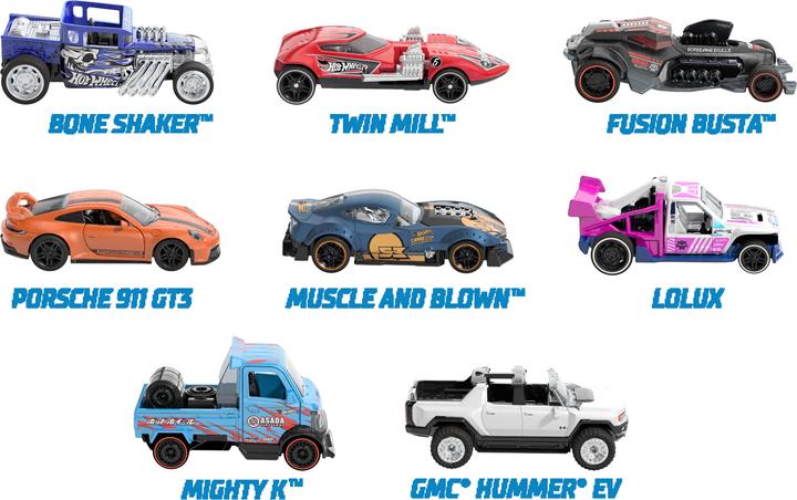 Actual product image Hot Wheels Pull-Backs