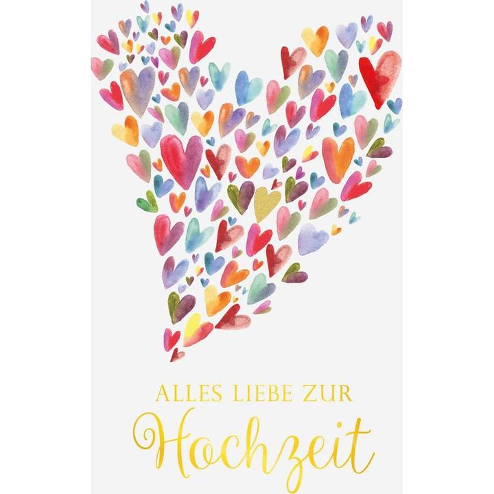 Produktbild ABC Hochzeitskarte (1 Stk.)