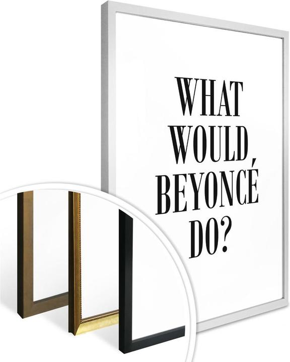 Immagine prodotto Trenddeko Cosa farebbe Beyoncé (50 x 60 cm)