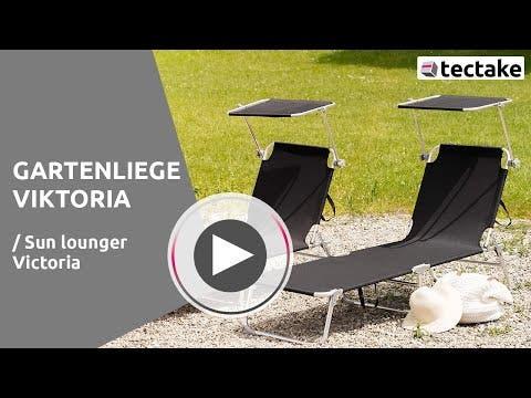 Immagine prodotto tectake Lettino da giardino (190 cm)