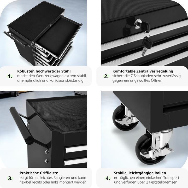 Actual product image tectake Tool trolley (1 x)