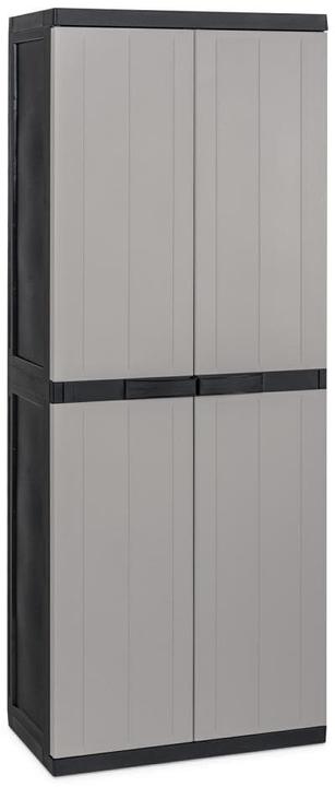 Produktbild Toomax Schrank Bios midi 65 x 165 cm Schwarz/Warmgrau (65 cm, 165 cm)