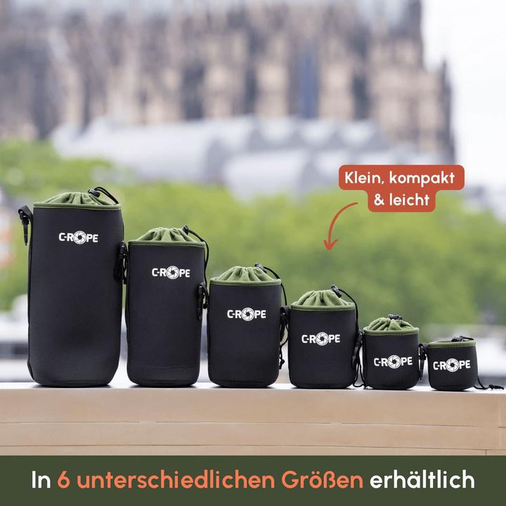 Produktbild C-Rope Objektivbeutel V2 Schwarz Variation: L 18x12cm retail (Objektivtasche)