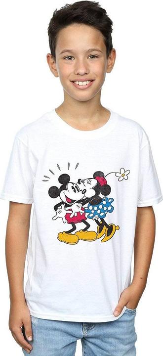 Actual product image Disney Boys Mickey Mouse Mickey And Minnie Kiss T-Shirt (152, 158)