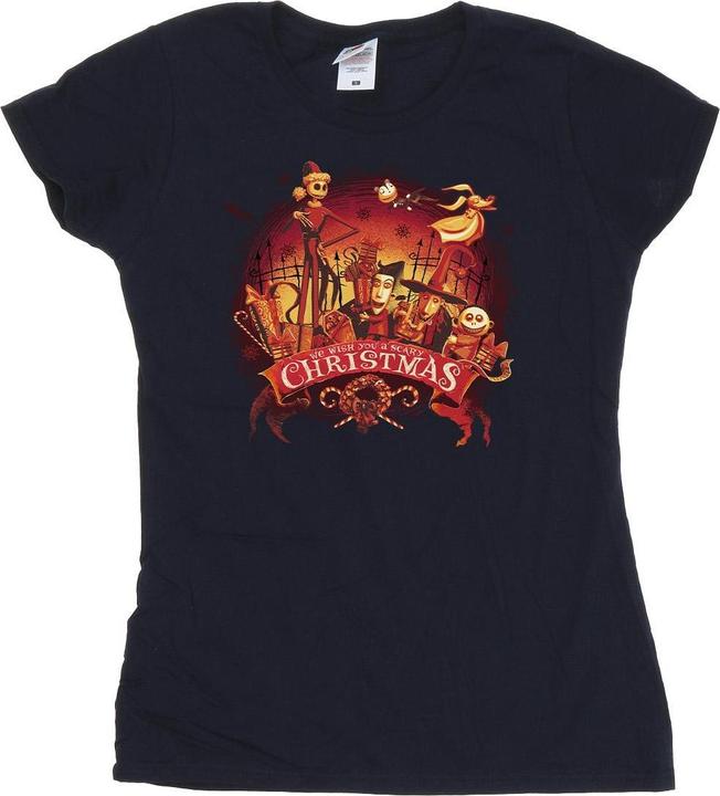Disney The Nightmare Before Christmas Scary Christmas TShirt (XXL)