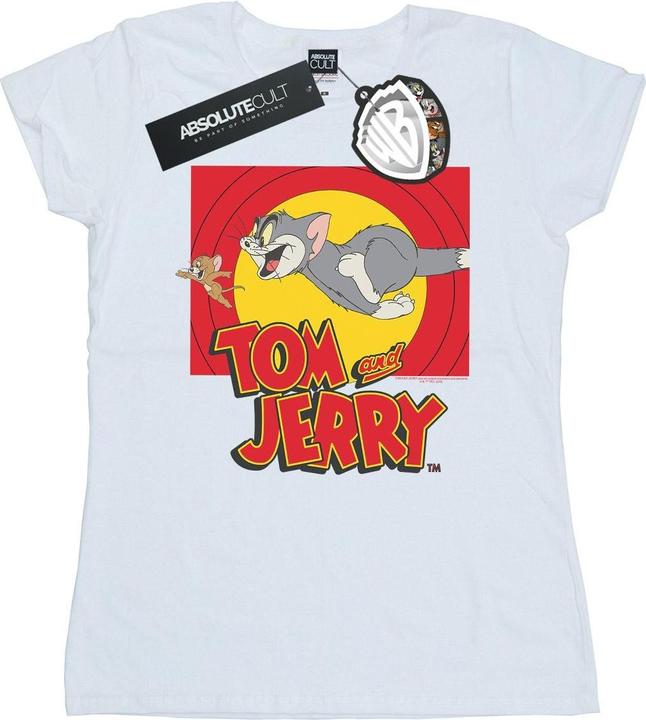 Actual product image Tom & Jerry Womens/Ladies Chase Scene Cotton T-Shirt (XL)