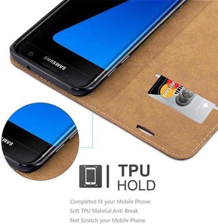 Actual product image Cadorabo Book Bast Optics Cover (Samsung Galaxy S7 Edge)