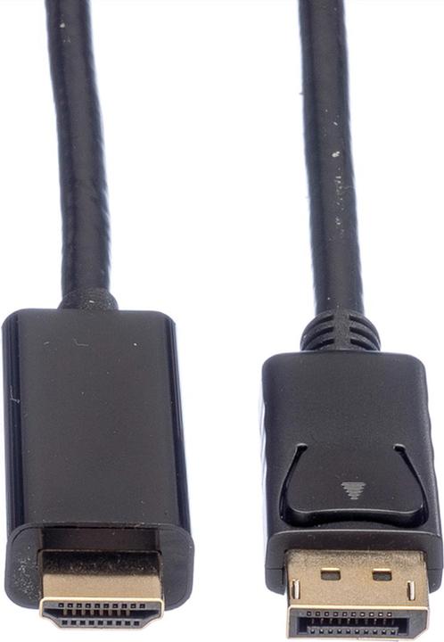 Produktbild Roline DisplayPort — HDMI (Typ A) (2 m, DisplayPort, HDMI)