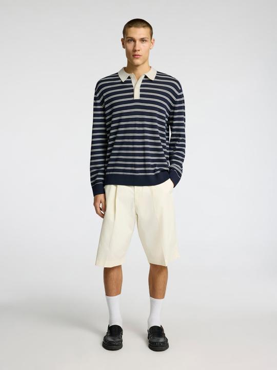 Actual product image Selected Homme 100% Merinowoll Langarm-Poloshirt (XL)