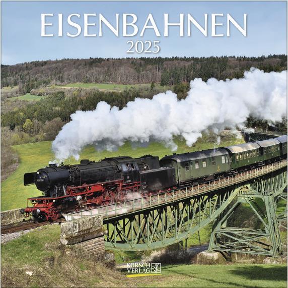 Produktbild Eisenbahnen 2025 (30 x 30 cm)