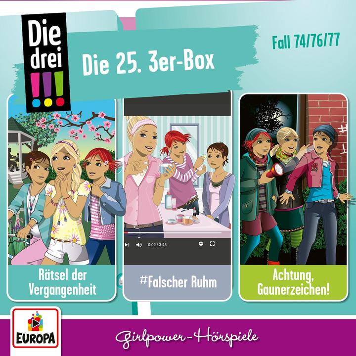 Produktbild Die drei DREI AUSRUFEZEICHEN - 25 Box (F74,76,77) (Die drei !!!, Deutsch)