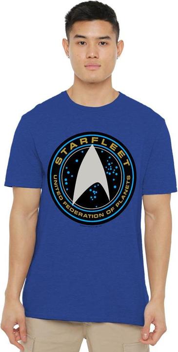 Immagine prodotto Star Trek Beyond Starfleet Maglietta Tasca a Toppa Adulto Unisex (3XL)