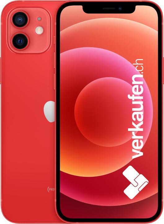 Immagine prodotto verkaufen.ch iPhone 12 (64 GB, Rosso, 6.10", 12 Mpx, SIM + eSIM, A / Come nuovo)