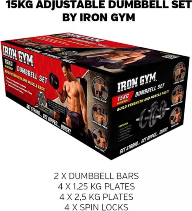 Image du produit Iron Gym Haltère (4 x 2,5 kg)
