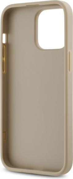 Actual product image DKNY DKHCP14LPQDSLE iPhone 14 Pro 6.1" beżowy/beige Quilted Stack Logo (Apple iPhone 14 Pro)